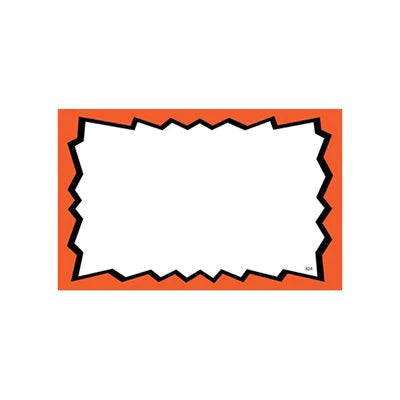 Burst Retail Price Signs 5"x7"