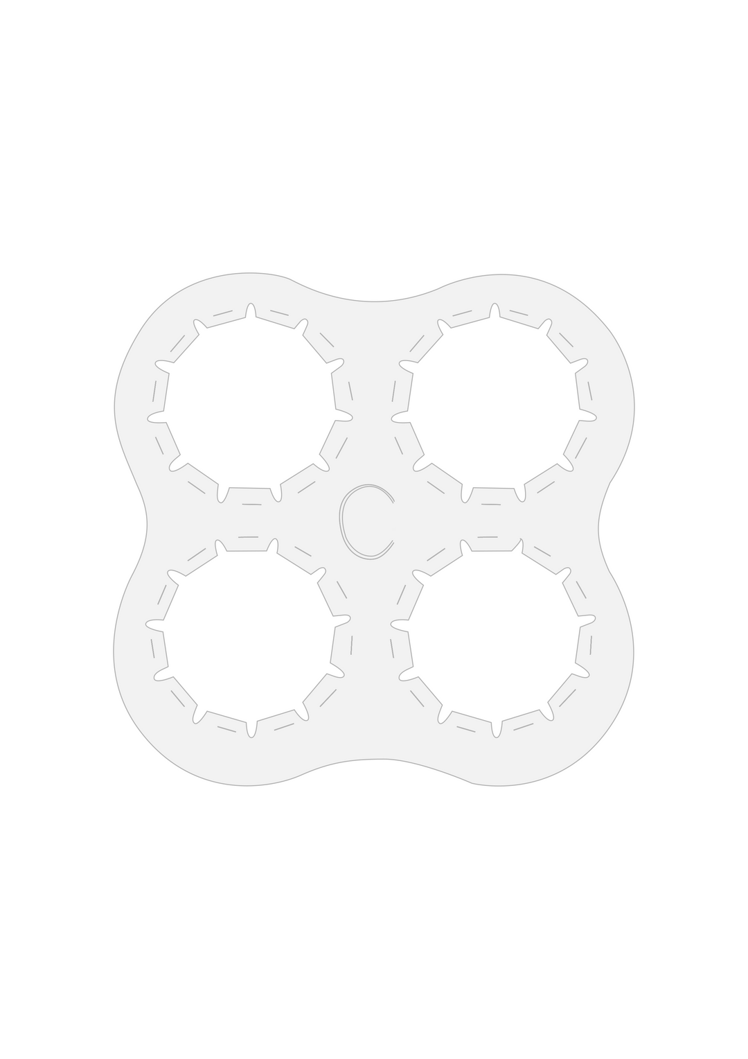 Can Bot Ring 4 Pack Cardboard Can Rings | 1000 per Box – LiquorStoreProducts.com