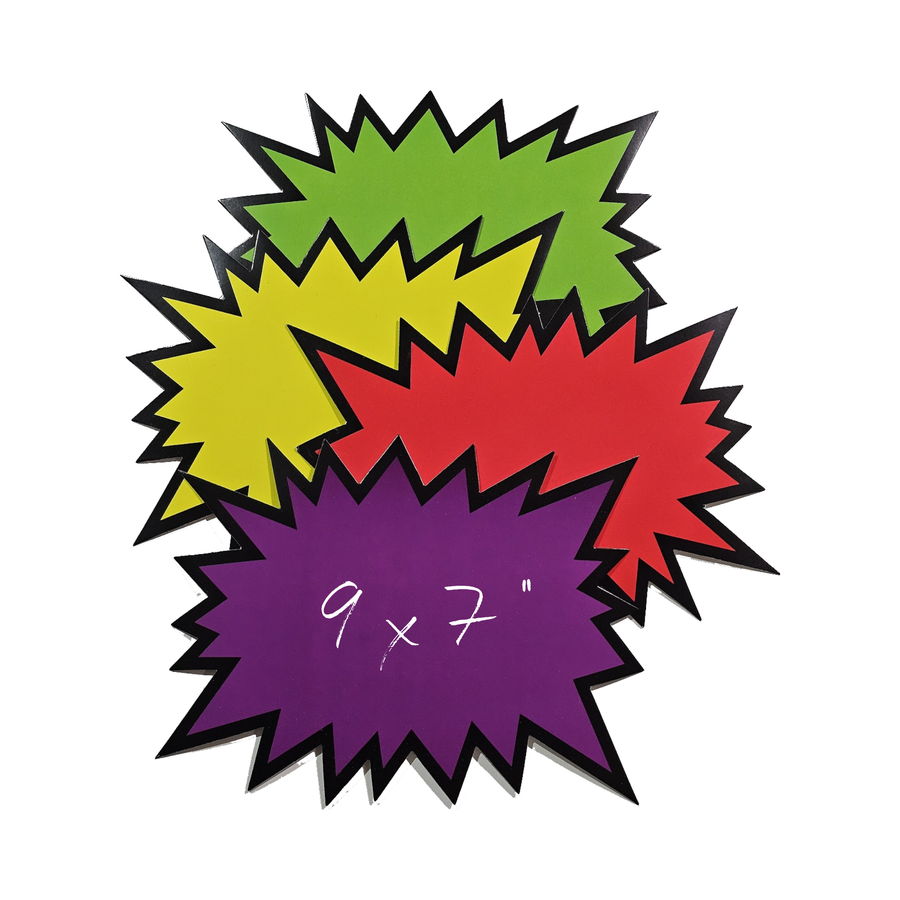 Starburst retail price sign 9 by 7 inches 100 per box