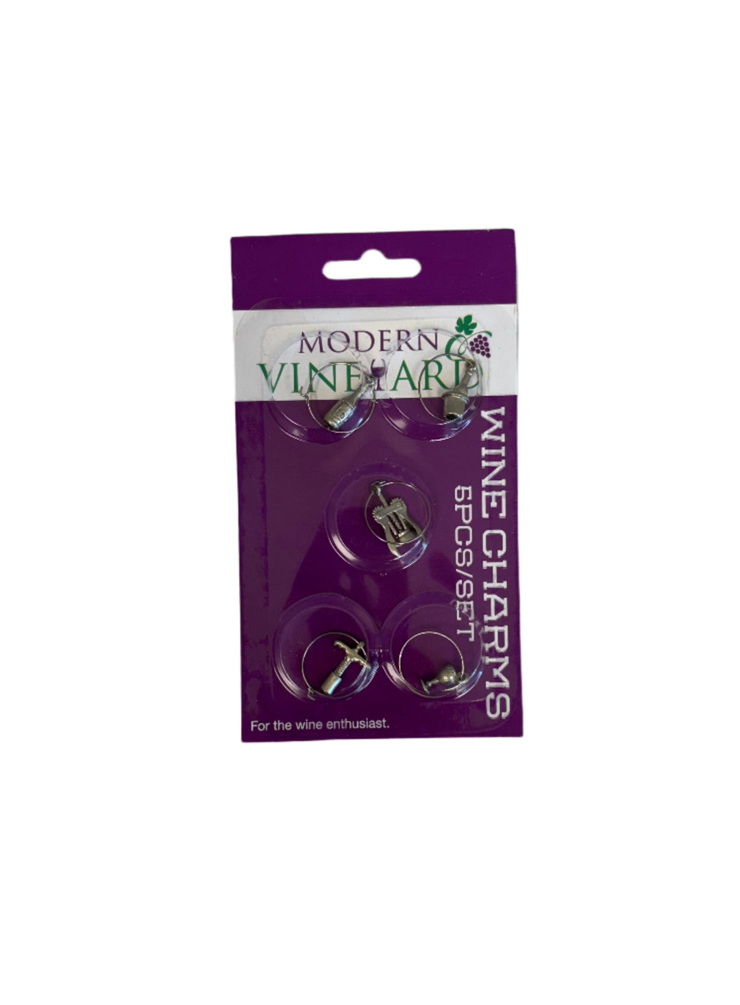 5 pc Wine Charms   25 Units per Box