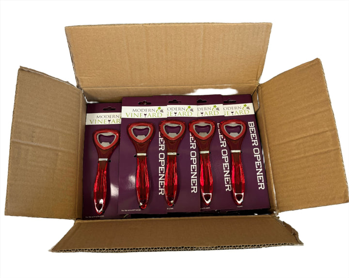 Red Handle Bottle Opener - 25 Units per Box