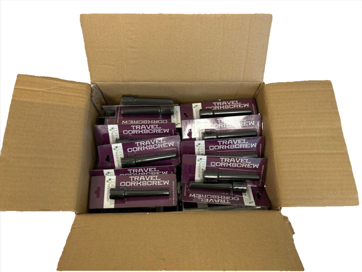 Travel Corkscrew Black - 50 Units per Box