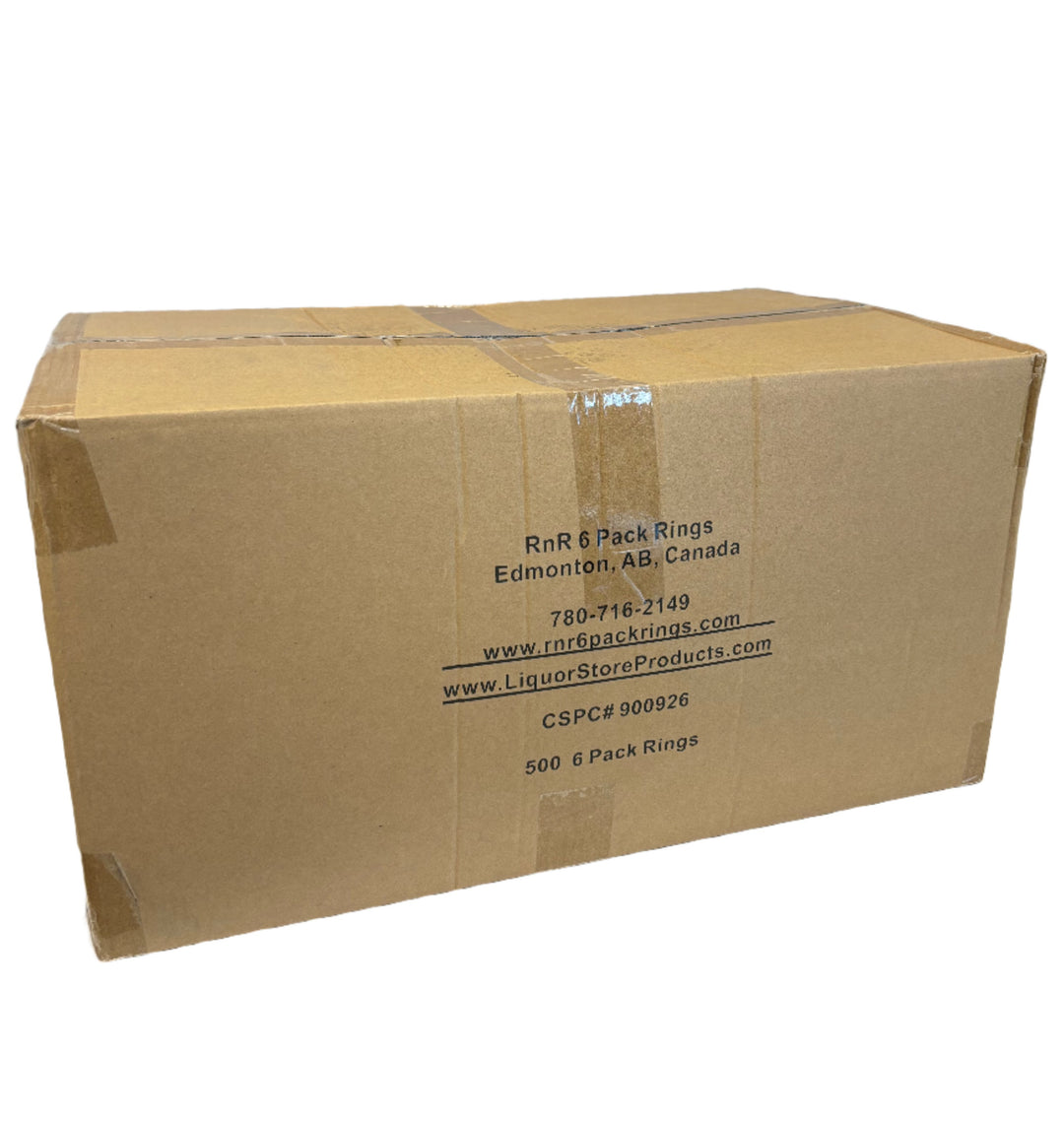 6 Pack Hard Plastic Ring Carrier (500 per box)