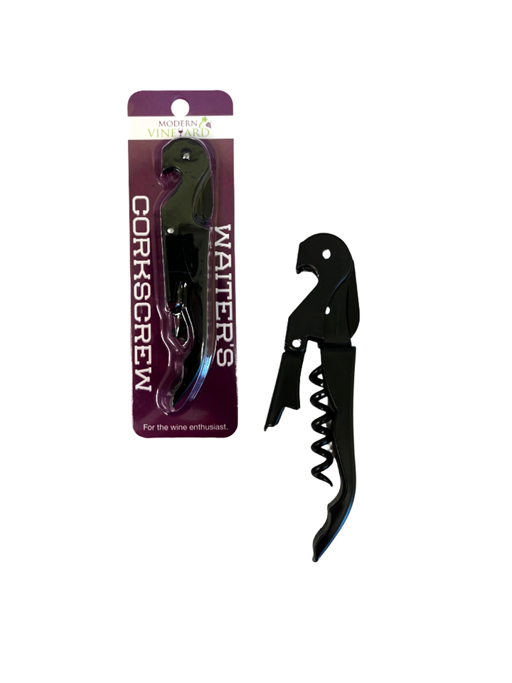 Matte Black Corkscrew Opener   25 Units per Box