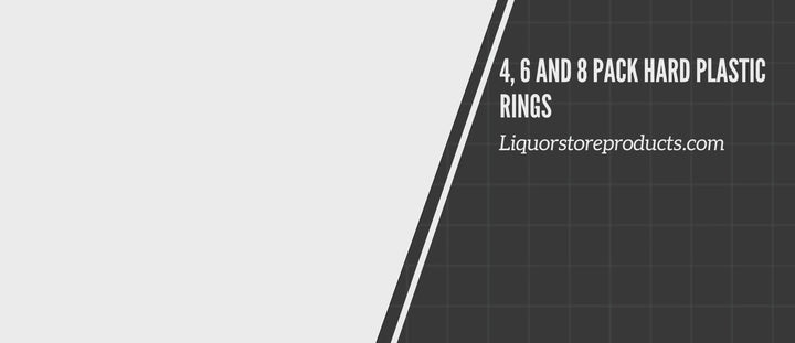 6 Pack Hard Plastic Ring Carrier (500 per box)
