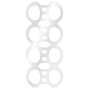 8 Pack Rings (Pre-cut) Choose from 500, 1000, or 2000 Rings per box