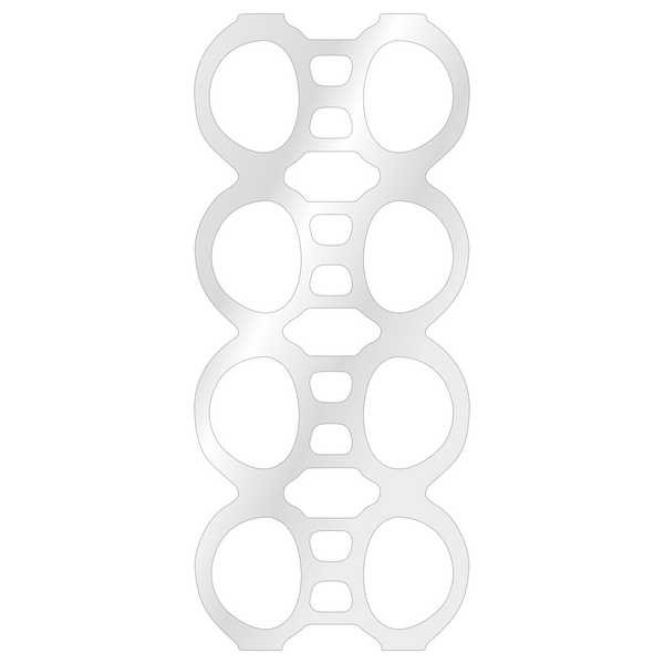 8 Pack Rings (Pre-cut) Choose from 500, 1000, or 2000 Rings per box