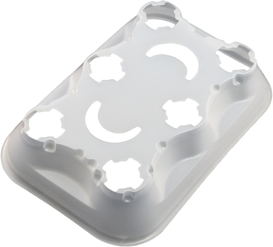 6 Pack Bottle Plastic Carrier (Thin)   225 Units per Box