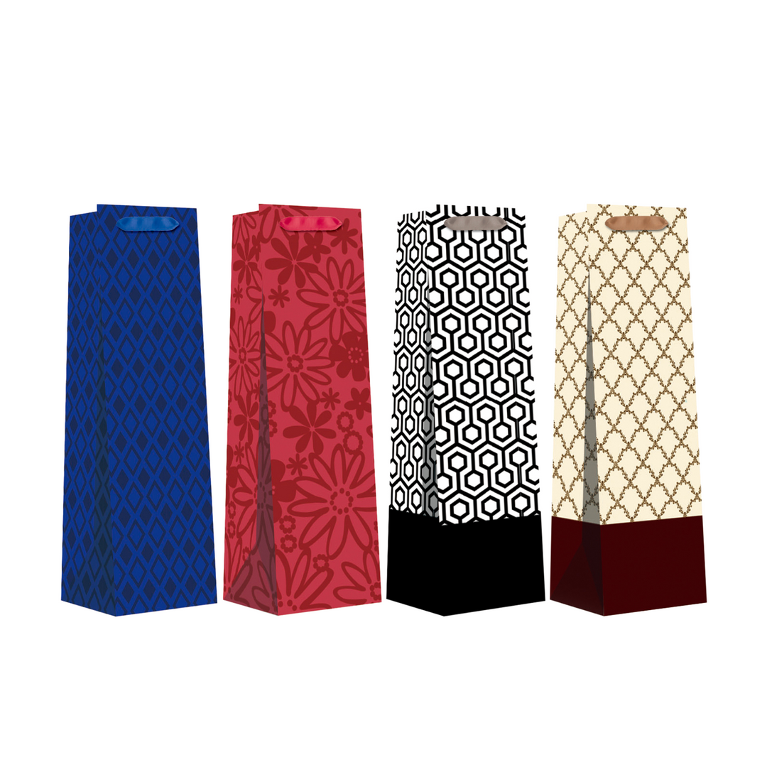 Gift Bag Set 9 - 48 Gift bags in 4 different Styles