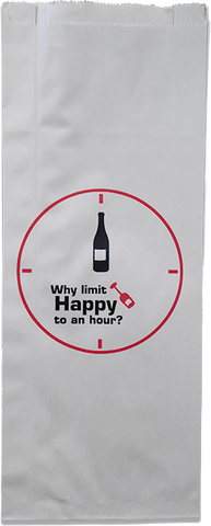 Kraft Wine Paper Bags Set 4