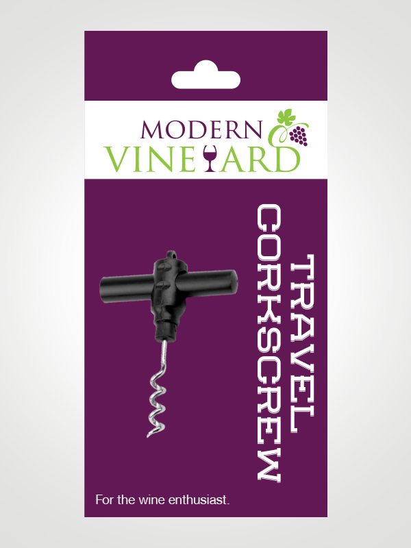 Travel Corkscrew Black