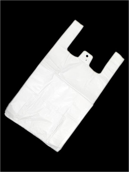White Plastic Bags - LDPE Material